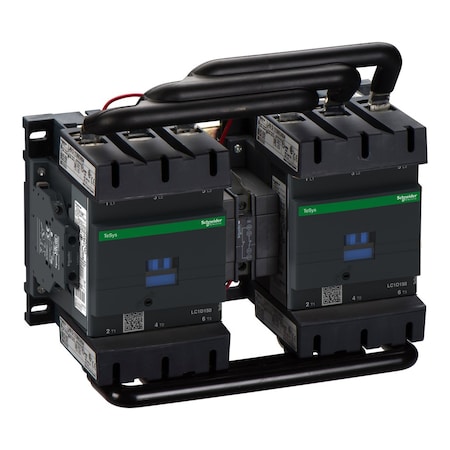 IEC Magnetic Contactor, 1NC/1NO, 120V AC, 3 P, Reversing, Screw Clamp MPN:LC2D150G7