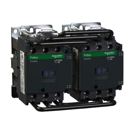 IEC Magnetic Contactor, 1NC/1NO, 120V AC, 3 P, Reversing, Screw Clamp MPN:LC2D50G7
