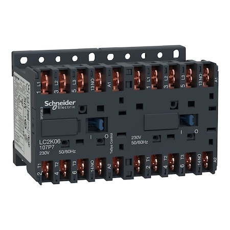 IEC Magnetic Contactor, 1NO, 24V AC, 3 P, Reversing, Quick Connect MPN:LC2K12107B7