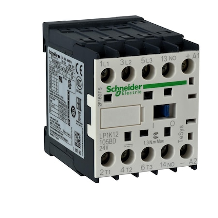 IEC Magnetic Contactor, 4NO, 24V DC, 4 P, Solder Pin MPN:LP1K090045BD