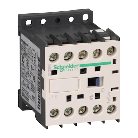 IEC Magnetic Contactor, 4NO, 24V DC, 4 P, Screw Clamp MPN:LP1K12004BD