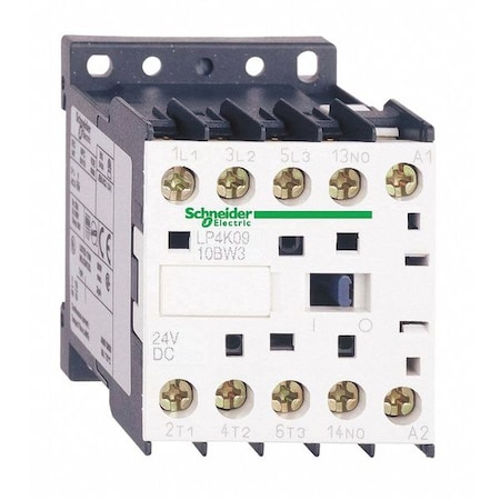 IEC Magnetic Contactor, No Auxiliary Contacts, 24V DC, 3 P, Non-Reversing, Screw Clamp MPN:LP4K0610BW3