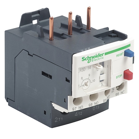 IEC Overload Relay, 1NC/1NO, 7 A Min current, 10 A Max current, 690V AC MPN:LR3D14