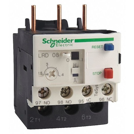 Overload Relay, 1NC/1NO, 0.16 A Min current, 0.25 A Max current, 690V AC MPN:LRD02