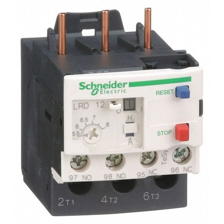 Overload Relay, 1NC/1NO, 5.5 A Min current, 8 A Max current, 690V AC MPN:LRD12