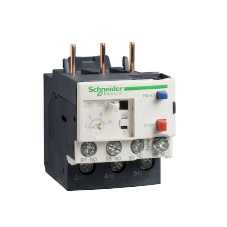 Thermal Overload Relay, 1NC/1NO, 7 A Min current, 10 A Max current MPN:LRD146