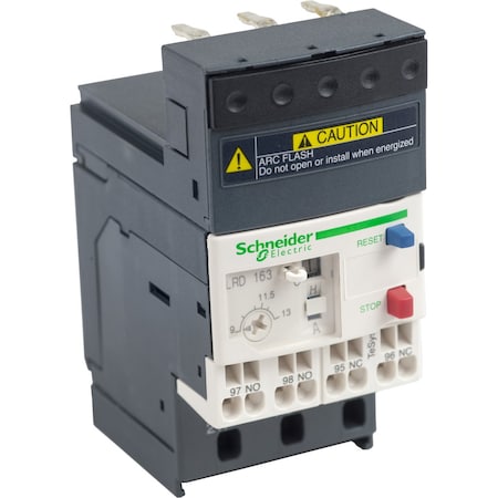 Thermal Overload Relay, 1NC/1NO, 9 A Min current, 13 A Max current MPN:LRD163