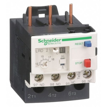 Overload Relay, 1NC/1NO, 12 A Min current, 18 A Max current, 690V AC MPN:LRD21
