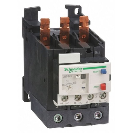 Overload Relay, 1NC/1NO, 48 A Min current, 65 A Max current, 690V AC MPN:LRD365