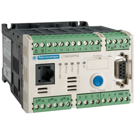 Motor Controller, 1NC/4NO, 0.40 A Min current, 8 A Max current, 690V AC MPN:LTMR08PFM