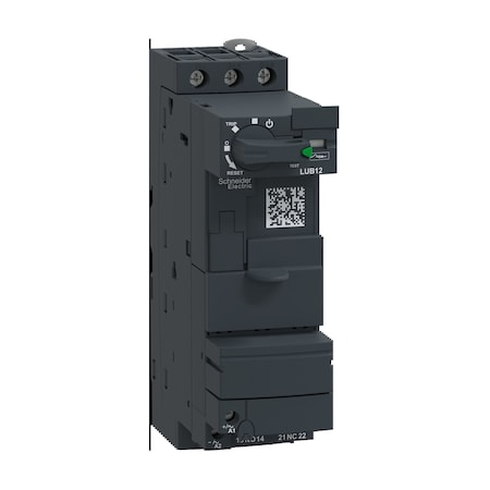 Motor Control Power Base, Non-Reversing, 1NC/1NO, 120V-600V AC, 3 P, Screw Clamp MPN:LUB12
