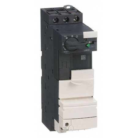 Motor Starter Power Base, Non-Reversing, 1NC/1NO, 120V-600V AC, 3 P, Screw Clamp MPN:LUB32