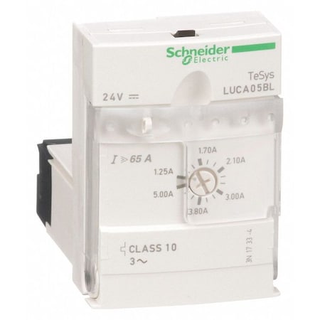 Overload Module, 1.25 A Min current, 5 A Max current, 690V AC MPN:LUCA05BL