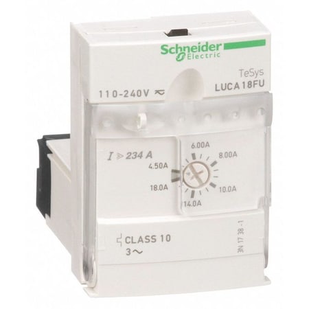 Overload Module, 4.5 A Min current, 18 A Max current, 690V AC MPN:LUCA18FU