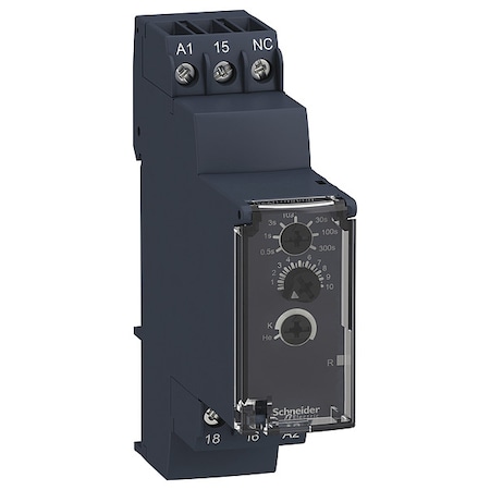Time Delay Relay, Square, Delay On De-Energization, Pulse On De-Energization, 2 Functions SPDT MPN:RE22R1MKMR