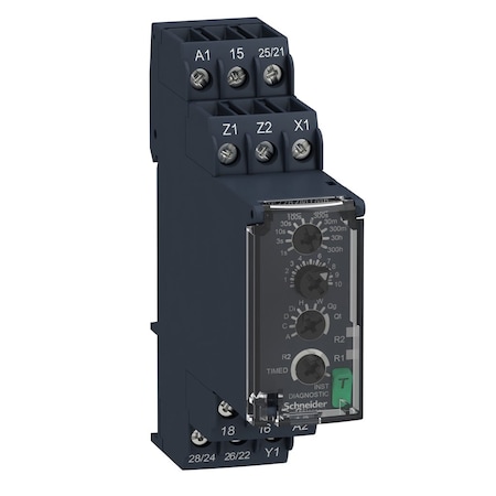 Timer, 24-240VAC/VDC, In 8A, Dpdt Out Mu MPN:RE22R2MYMR