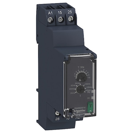 Time Delay Relay, Square, Star-Delta, 2 Functions 415V AC, DPDT MPN:RE22R2QEMT
