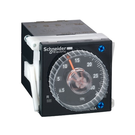 Multifunction relay, Harmony Timer Relays, 5A, 2CO, 0.02s.300h, on delay, 24.240V AC DC MPN:RE48ATM12MW