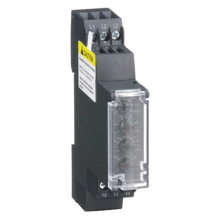 Phase Monitor Relay, 6 Pins, 208-480V AC MPN:RM17TE00