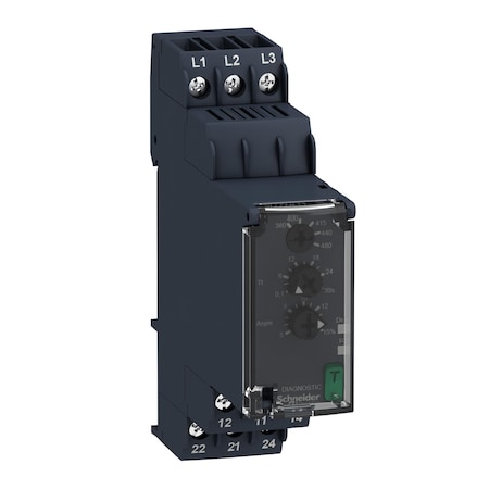 3-phase control relay, Harmony Control Relays, 5A, 2CO, 380.480V AC MPN:RM22TA33