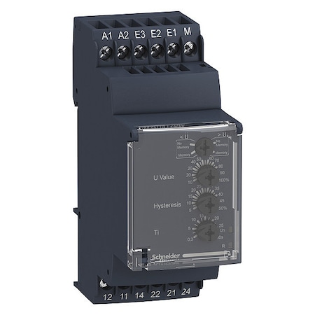 Voltage control relay, Harmony Control Relays, 5A, 2CO, range 15.600V, 24.240V AC DC MPN:RM35UA13MW