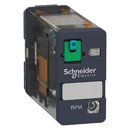 120VAC Enclosed Power Relay, 6 Pins+E435+E467:E504, DPST-NO MPN:RPM12BD