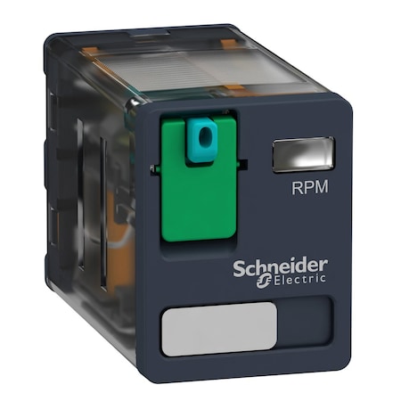 Power plug-in relay, 15 A, 2 CO, 12 V DC, 12V DC Coil Volts, 2 C/O MPN:RPM21JD