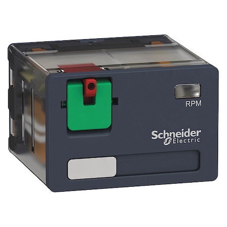 Plug-In, General Purpose Relay, Square, 15 A, 14 Pins, Quick Connect MPN:RPM41F7