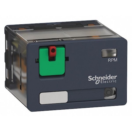 Plug-In, General Purpose Relay, Square, 15 A, 14 Pins, Quick Connect MPN:RPM42B7