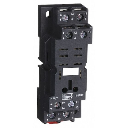 Relay Socket, Standard, Square, 8 Pin, 16A MPN:RPZF2