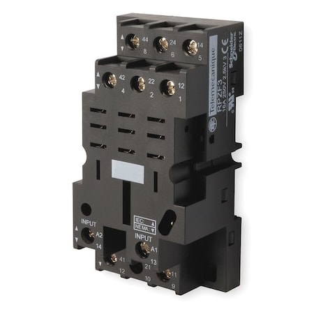 Rlay Scket, Fingr Safe/Elvtr, Squre, 11 Pin MPN:RPZF3