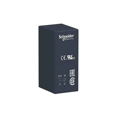 Interface plug-in relay, 12 A, 1 CO, 24, 24V AC Coil Volts, 1 C/O MPN:RSB1A120B7