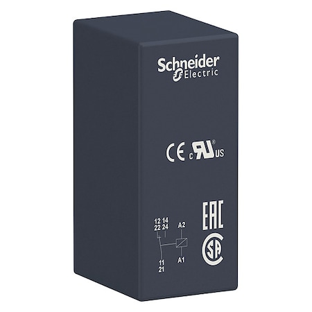 Plug-In, Plug-In Relay, Square, 16 A, 8 Pins, Quick Connect MPN:RSB1A160JD