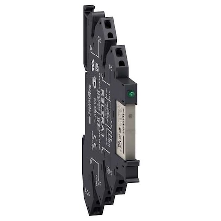 DIN Rail, Slim Plug-In Relay, Square, 6 A, 5 Pins, Spring Terminal MPN:RSL1PRPU