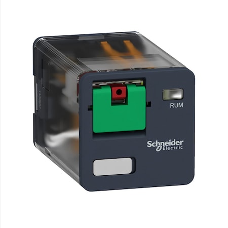 Universal plug-in relay - Zelio RUM - 3, 24V AC Coil Volts, 3 C/O MPN:RUMC31B7