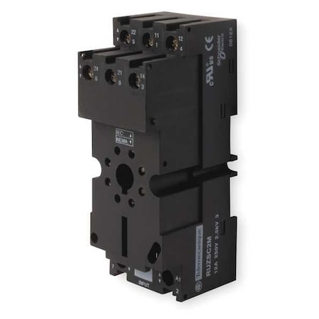 Rlay Scket, Fingr Safe/Elevator, 8 Pin, 12A MPN:RUZSC2M
