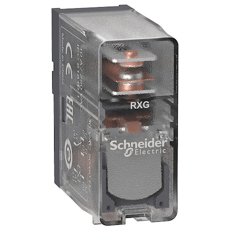 Plug-In, Plug-In Relay, Square, 10 A, 5 Pins, Quick Connect MPN:RXG15P7