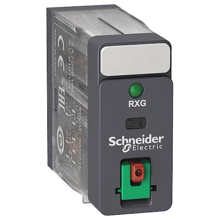 Plug-In, Plug-In Relay, Square, 5 A, 8 Pins, Quick Connect MPN:RXG22M7
