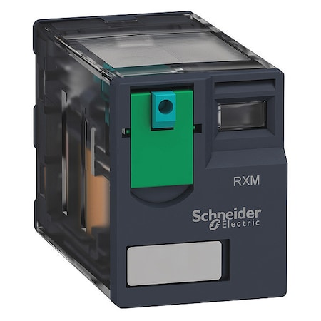 Plug-In, General Purpose Relay, Square, 12 A, 8 Pins, Quick Connect MPN:RXM2AB1BD