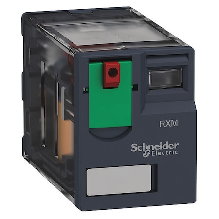 Plug-In, General Purpose Relay, Square, 12 A, 8 Pins, Quick Connect MPN:RXM2AB1F7