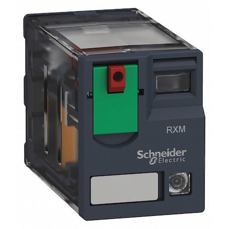 Plug-In, General Purpose Relay, Square, 12 A, 8 Pins, Quick Connect MPN:RXM2AB2P7