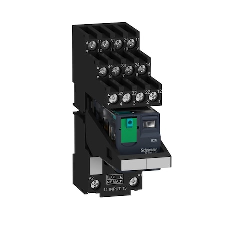 Harmony RXM Relay module, 4C/O 6A 24VDC MPN:RXM4AB2BDPVS