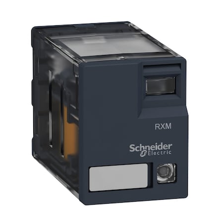 Miniature plug in relay, Harmony Electromechanical Relays, 6A, 4CO, with LED, 230V DC MPN:RXM4AB3P7