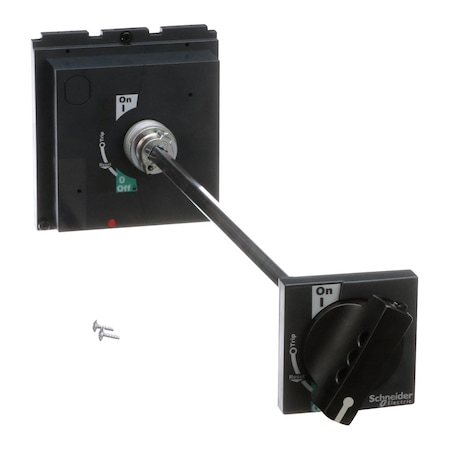 Circuit breaker accessory, PowerPacT L, handle, rotary, door mounted, black MPN:S32598