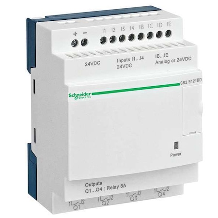 Compact Smart Relay, 8 Inputs, 4 Outputs MPN:SR2E121BD