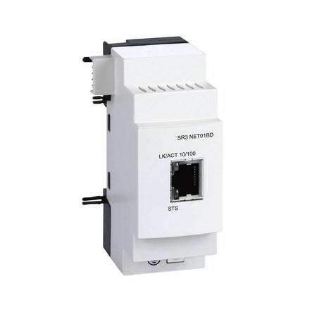 Communication interface, Zelio Logic SR2 SR3, Ethernet, for SR3 24V DC, smart relay MPN:SR3NET01BD