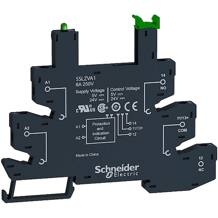 Ssl1 Relay, Screw Socket, 5-24VDC, Input MPN:SSLZVA1