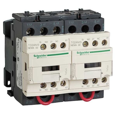 120VAC Reversing Magnetic Contactor 3P 9A NEMA 00 MPN:T02AN23G7