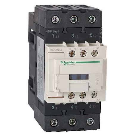 24VDC Non-Reversing Magnetic Contactor 3P 45A NEMA 2 MPN:T02DN13BD