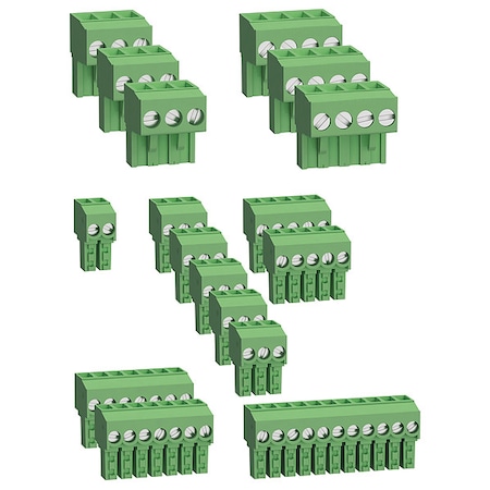 Terminal Block, For M171 Series, Green MPN:TM172ASCTB42